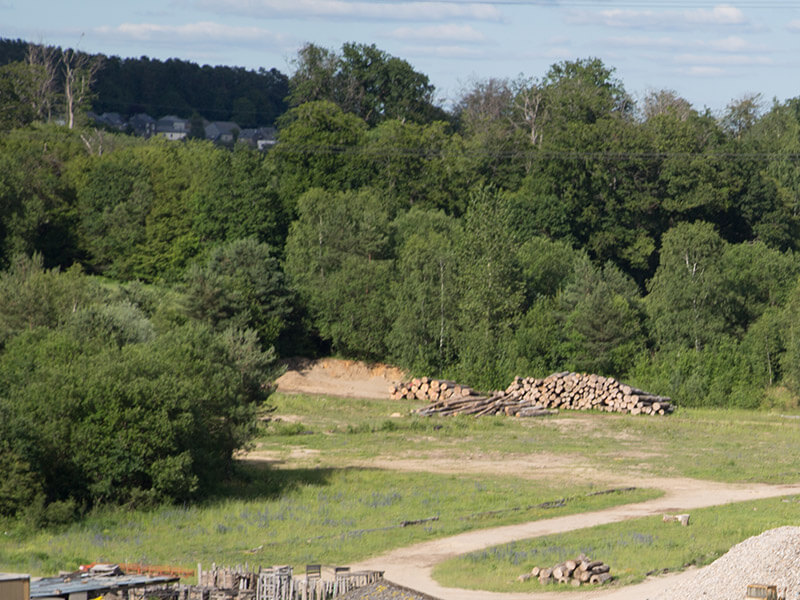 Parc à bois Arlon : stockage grumes, service chargement et déchargement province de Luxembourg