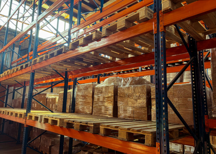 Espace de stockage sur racks